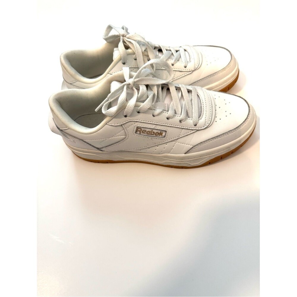 Reebok Club C Extra Platform Sneakers White Size 8.5